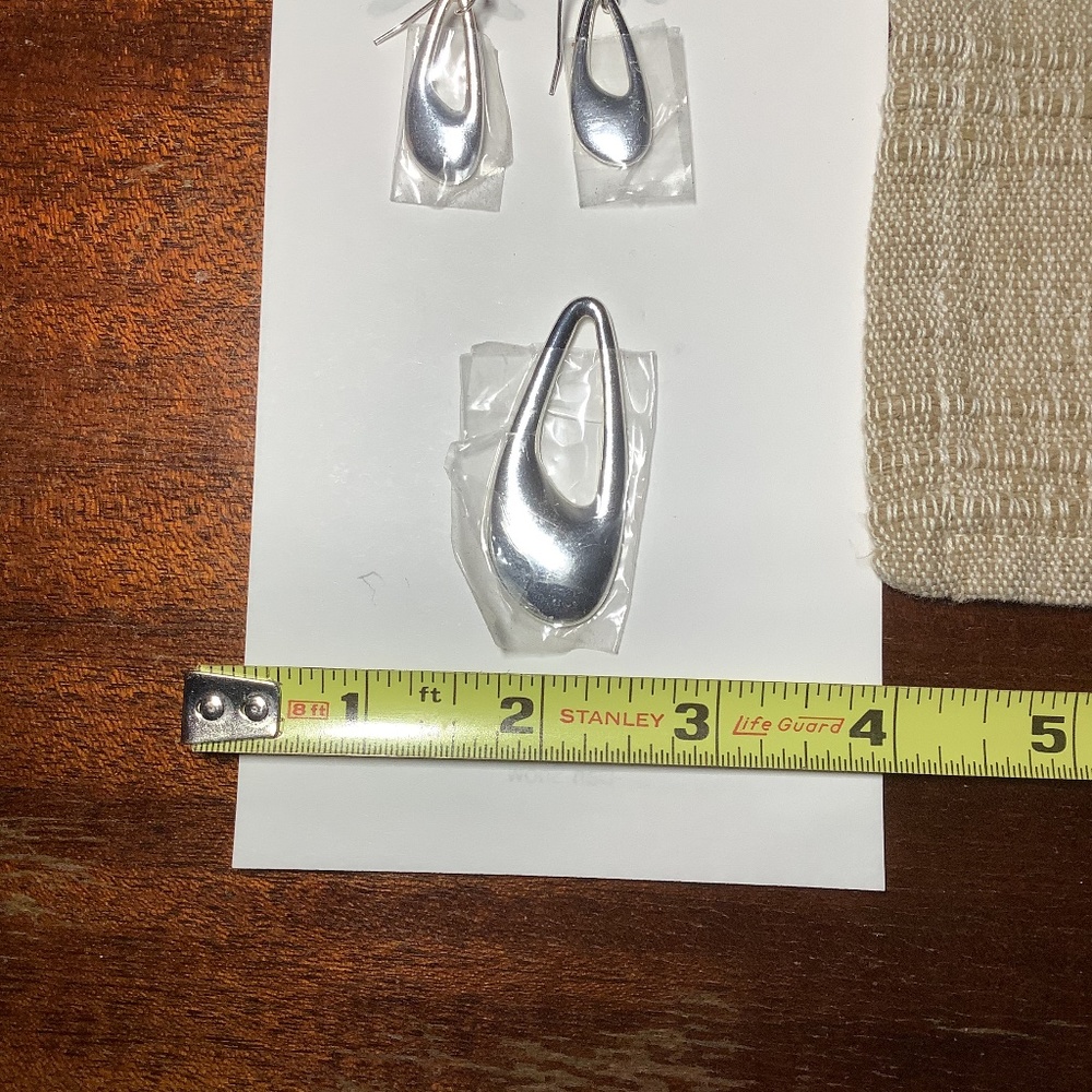 Sterling silver earring and pendant set